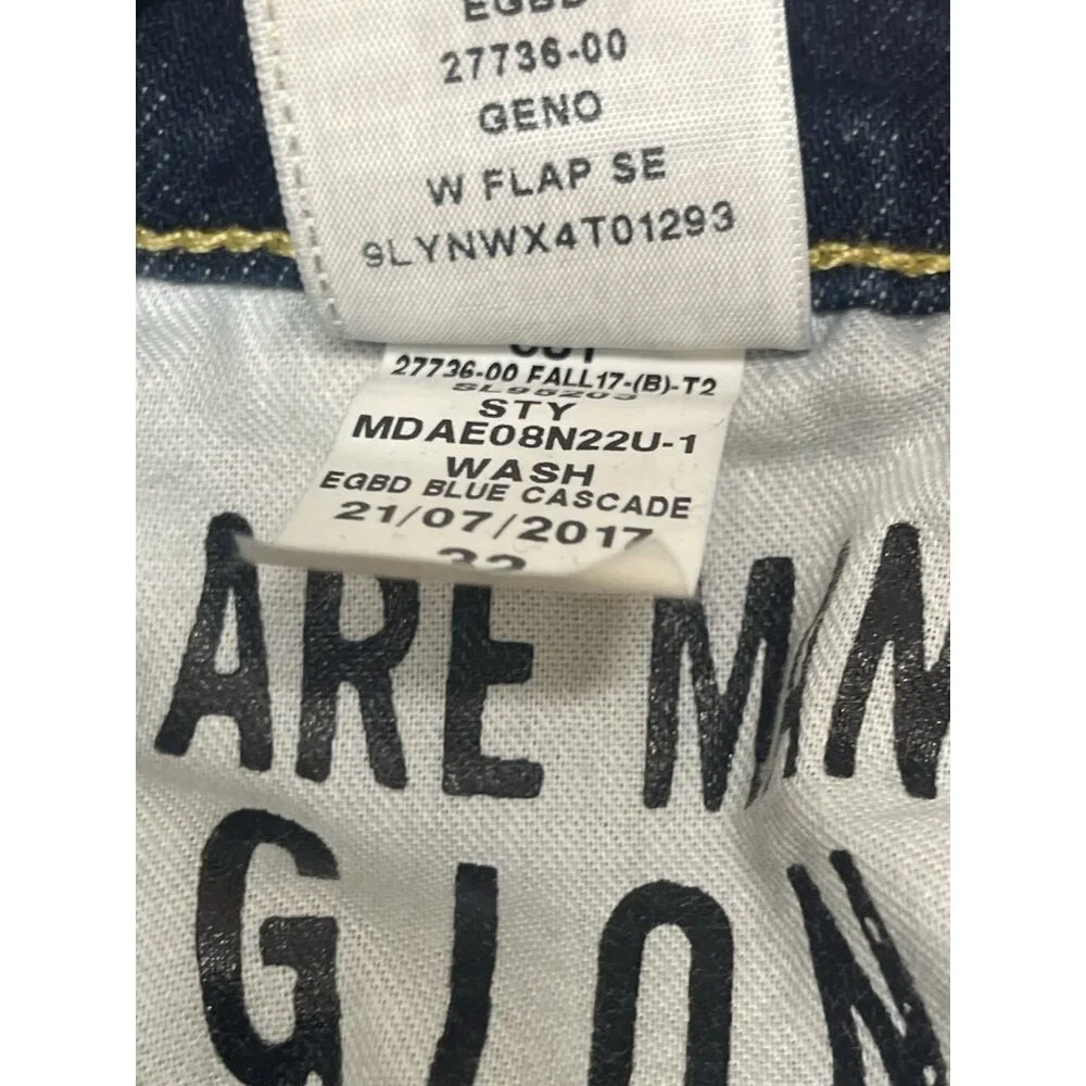 True Religion Geno Jeans Relaxed Slim Fit Stretch W32 L33 Mens